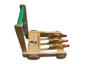 Xe tập đi gỗ xịn loại trần mộc